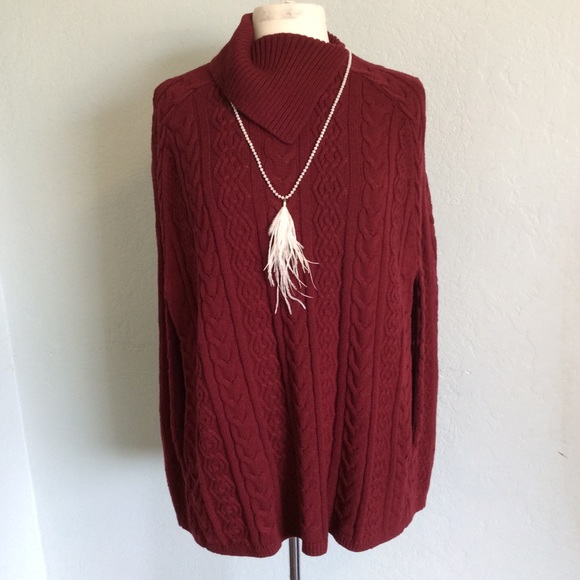 Talbots Jackets & Blazers - TALBOTS burgundy Cape Women’s Size M